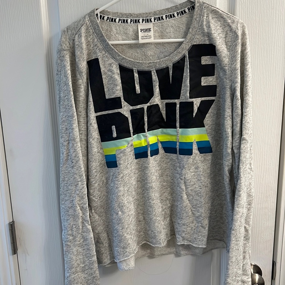Pink sweatshirt Top